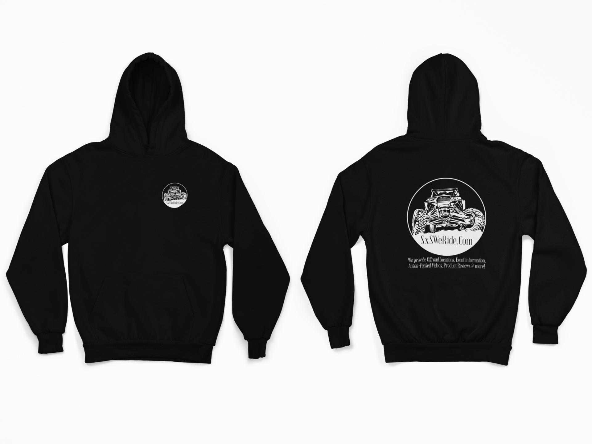 Black SxSWeRide pullover hoodie